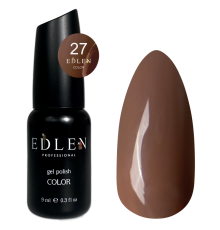 Гель-лак Edlen Color №027 холодний світло-коричневий, 9 мл