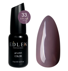 Гель-лак Edlen Color №033 сіро-фіолетовий, 9 мл