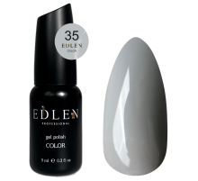 Gel polish Edlen Color No. 035 gray, 9 ml