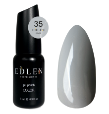 Гель-лак Edlen Color №035 сірий, 9 мл