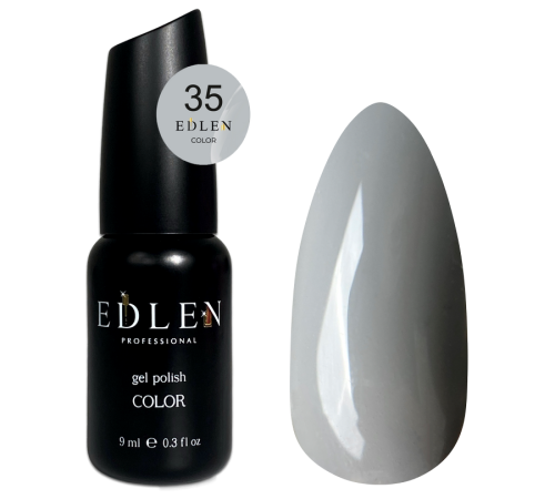 Гель-лак Edlen Color №035 сірий, 9 мл