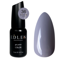Гель-лак Edlen Color №036 сіро-фіолетовий, 9 мл