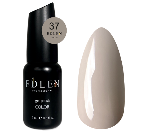 Гель-лак Edlen Color №037 пастельно-сірий, 9 мл