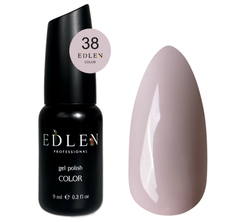 Гель-лак Edlen Color №038 пудровий, 9 мл