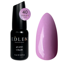 Гель-лак Edlen Color №040 ліловий з срібним шиммером, 9 мл