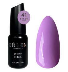 Гель-лак Edlen Color №041 яскраво-ліловий, 9 мл
