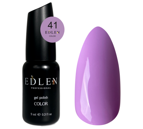 Гель-лак Edlen Color №041 яскраво-ліловий, 9 мл