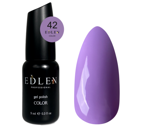 Гель-лак Edlen Color №042 фіолетовий, 9 мл
