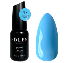 Гель-лак Edlen Color №047 блакитний, 9 мл