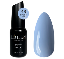 Gel polish Edlen Color No. 048 light blue, 9 ml