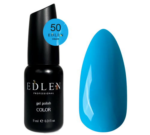 Гель-лак Edlen Color №050 морська хвиля, 9 мл