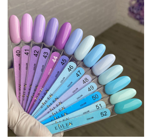 Gel polish Edlen Color No. 050 sea wave, 9 ml