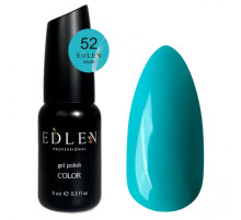 Gel polish Edlen Color No. 052 turquoise, 9 ml