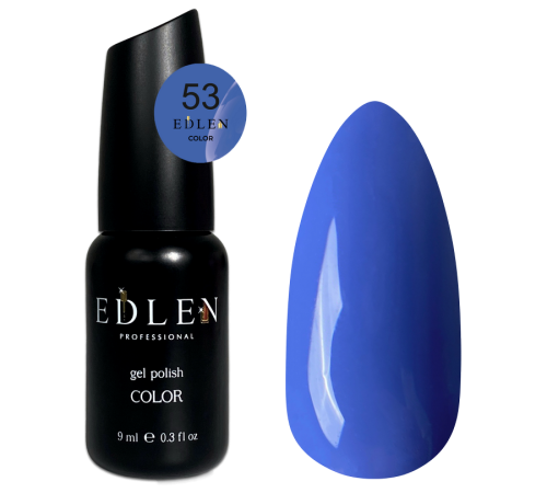 Гель-лак Edlen Color №053 джинсовий, 9 мл