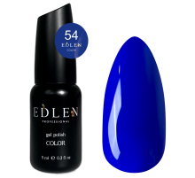 Гель-лак Edlen Color №054 синий электрик, 9 мл