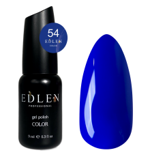 Гель-лак Edlen Color №054 синій електрик, 9 мл