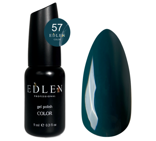 Гель-лак Edlen Color №057 нефритовий, 9 мл