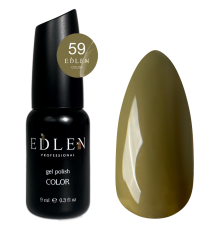 Гель-лак Edlen Color №059 болотний зелений, 9 мл