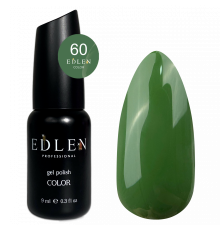 Гель-лак Edlen Color №060 темно-зелений, 9 мл