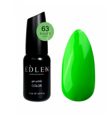 Гель-лак Edlen Color №063, салатовий, 9 мл