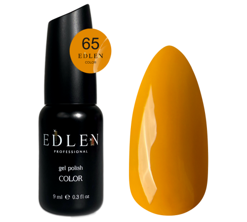 Гель-лак Edlen Color №065 гірчичний, 9 мл