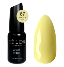 Гель-лак Edlen Color №067 світло-жовтий, 9 мл