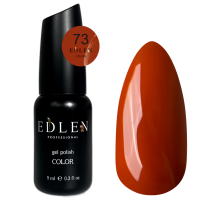 Gel polish Edlen Color No. 073 brick, 9 ml