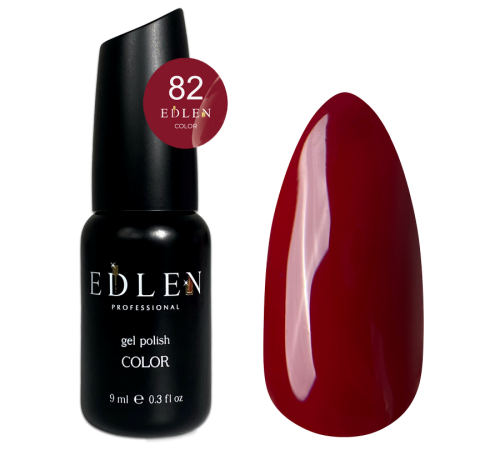 Гель-лак Edlen Color №082 світло-бордовий, 9 мл