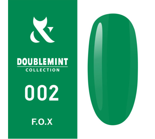 Гель-лак FOX Doublemint №002 зелений листок, 7 мл