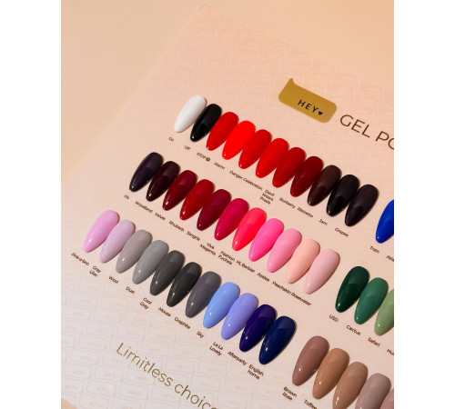 Гель-лак HEYLOVE Gel Polish Alarm, неоново-кораловий, 15 мл