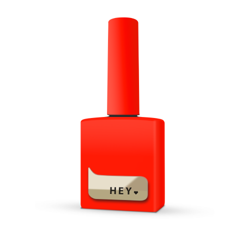 Гель-лак HEYLOVE Gel Polish Alarm, неоново-кораловий, 15 мл
