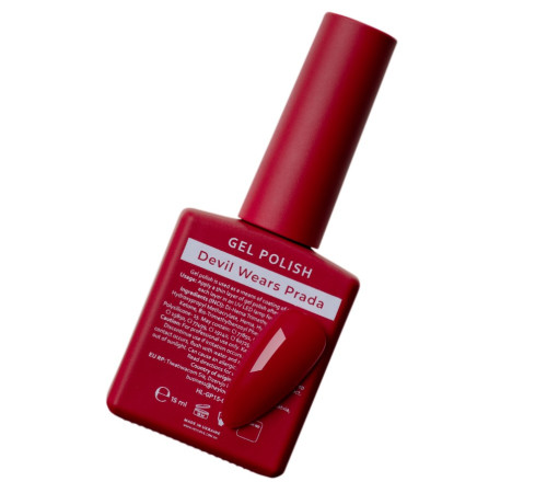 Гель-лак HEYLOVE Gel Polish Devil Wears Prada темний червоний, 15 мл
