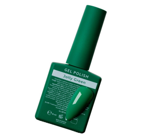 Гель-лак HEYLOVE Gel Polish Jolly Green яскравий зелений, 15 мл