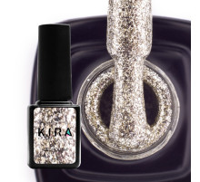 Гель-лак Kira Nails 24 Karat №003 біле золото, 6 мл