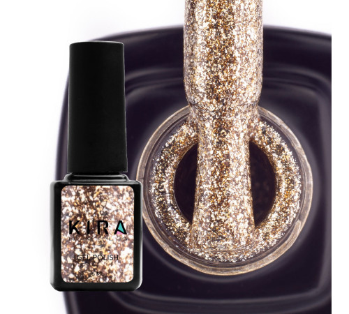 Гель-лак Kira Nails 24 Karat №005 золото шампань, 6 мл