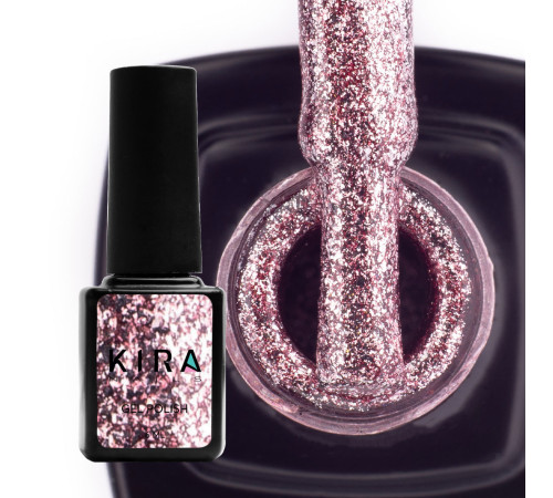 Гель-лак Kira Nails 24 Karat №006 рожевий, 6 мл