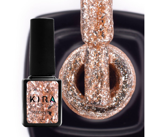 Гель-лак Kira Nails 24 Karat №007 бронзовий, 6 мл