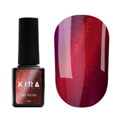 Kira Nails Cat Eye Gel Polish No. 03 cat`s eye, red-purple, 6 ml