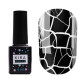 Гель-лак Kira Nails Crack Effect Black чорний, 6 мл
