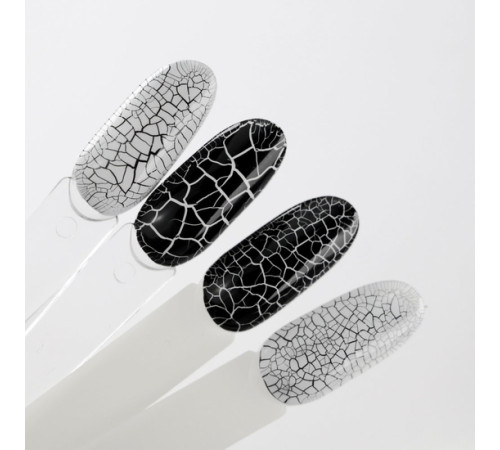 Гель-лак Kira Nails Crack Effect White білий, 6 мл