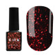 Гель-лак Kira Nails Hot Peppers №03 бордовий з червоним шимером, 6 мл