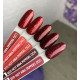 Гель-лак Kira Nails Hot Peppers №03 бордовий з червоним шимером, 6 мл