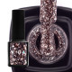 Гель-лак Kira Nails Shine Bright №04 темне срібло з дрібними червоними блискітками, 6 мл