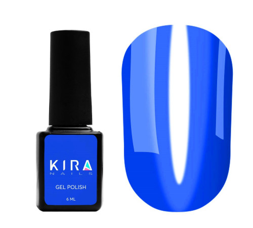 Гель-лак Kira Nails Vitrage №09 синій, 6 мл