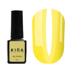 Гель-лак Kira Nails Vitrage №V02 жовтий вітражний, 6 мл