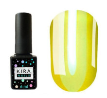 Гель-лак Kira Nails Vitrage №V03 жовто-зелений вітражний, 6 мл