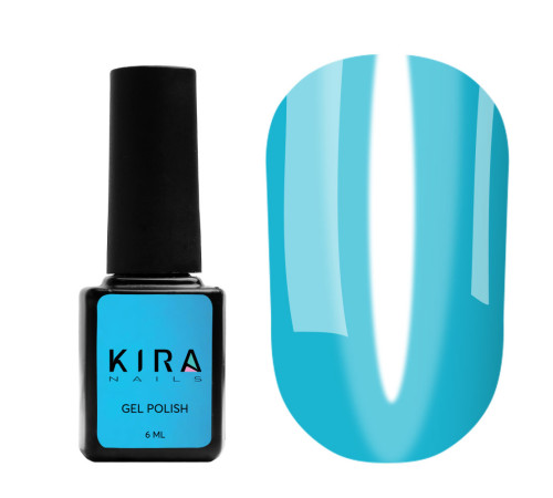 Гель-лак Kira Nails Vitrage №V05 бірюзово-зелений вітражний, 6 мл