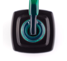 Гель-лак Kira Nails Vitrage №V06 зелено-бірюзовий вітражний, 6 мл