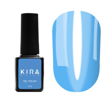 Gel polish Kira Nails Vitrage No. V08 blue stained glass, 6 ml