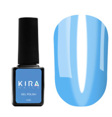 Гель-лак Kira Nails Vitrage №V08 блакитний вітражний, 6 мл